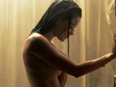 Celebrity Babe Sophia Bush Exposing Her Wet Bare Tits In A S...