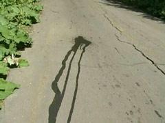 Adorable Redhead Tinkles On Deserted Country Road