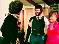 Seventies Men Creaming A Horny Retro Lady In Her Stockings