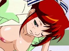 Hot Little Anime Maid With Mega Tits Takes A Huge Cock