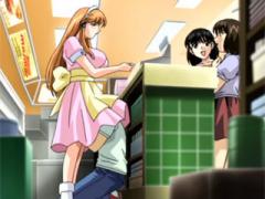 Juicy Hentai Pussy Licked Clean By Hungry Customer