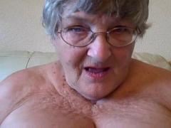 69 Year Old Granny Slut Grandma Libby Gets Cumdrenched Facia...