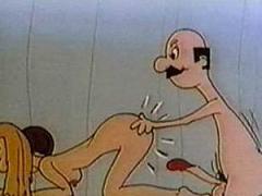 Older Anime Toon Guy Fucking Teen In Comic Orgy