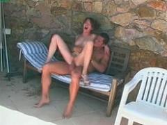 Slim Dark-Haired Ass Fucking On Top Of Her Lover'S Huge ...