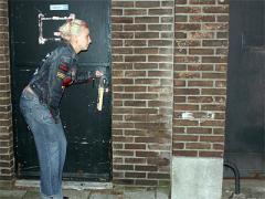 Kinky Blonde Rockslut Lured To The Mysterious Gloryhole
