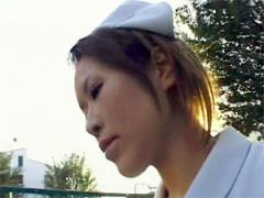 Japanese Teen Nurse Toying Her Wet Willing Pussy On A Toilet...
