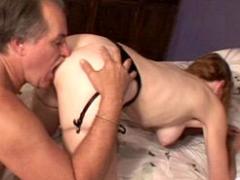 Busty Older Babe Having Her Plump Ass Cheeks Kissed And Lick...