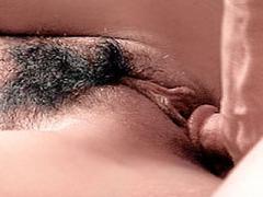 Asian Slut Having Her Furry Muff Fucked Hard