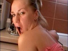 Annette Gets Nasty In The Kitchen
