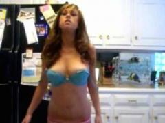 Nasty Cutie Takes Of Fher Lingerie And Shows Her Body