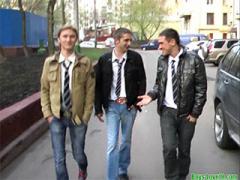 Really Steamy Twink Threesome After Class