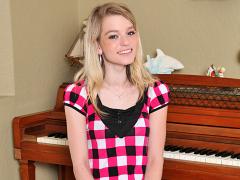 Cute Teen Decides She Wants To Cum Instead Of Playing Piano