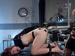 Barbary Rose Redhead Bound Electro Shocked By Lezdom Lorelei...