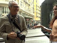 Juliette March Sexy Nude Tourist Humiliated In Public And Fu...