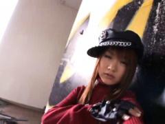 Shoko Hamada Asian With Hat And Gloves Is Hot And Very Naughty