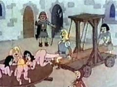 Middle Ages Cartoon Sluts Enjoying Their Big Stiff Cocks