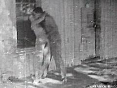 Hot Frolicsome Sex Action Outsides In A Vintage Sex Video Where Farm Couple Decided T