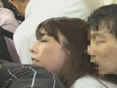 Japanese Couple Getting Absolutely Nasty On A Crowded Suburban Train