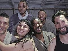 Nenetl Avril Fulfills Fantasy In Bondage Interracial Gangban...