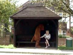 Raunchy British Kangaroo Seduces Blonde Teen By Busstop