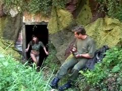 Teenage Army Cutie Pleasing A Big Military Cock Outdoor