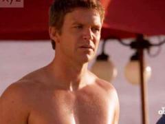 Male Celeb Matt Passmore Sunbathing Shirtless Near The Pool