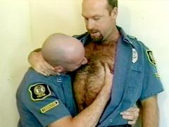 Buffed Gay Men In Uniforms Jorgen Varg And John Whethers Lip...