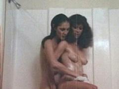 Big Titty Retro Lesbians In Shower