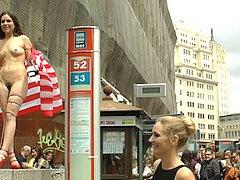 Juliette March Sexy Nude Tourist Humiliated In Public And Fu...